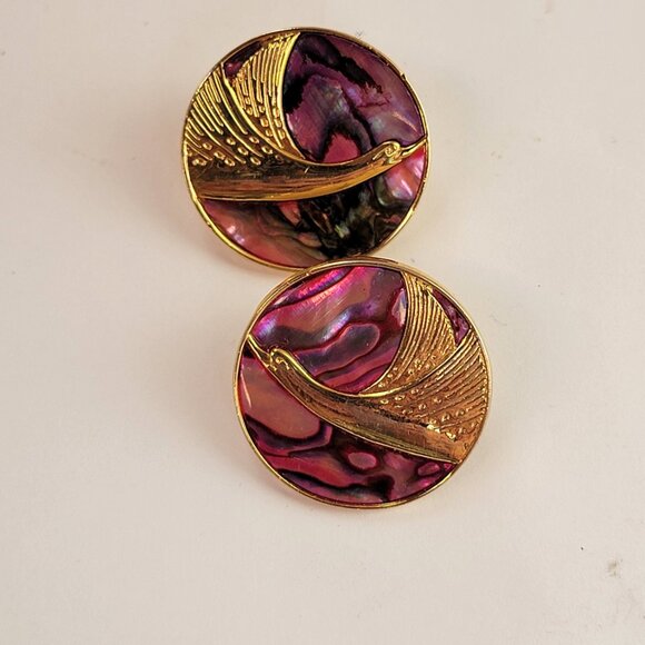 Signed Duri Mother of Pearl and Goldtone Geese in Flight - Picture 7 of 11